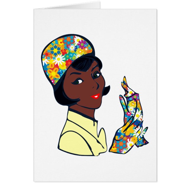 Cartão moda negra (Frente)