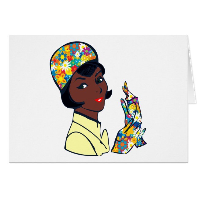 Cartão moda negra (Frente Horizontal)