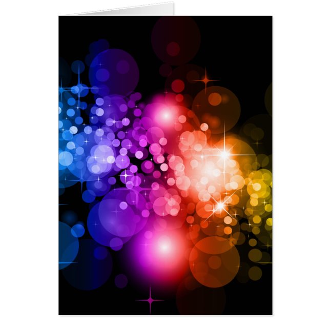 Cartão Moda Retroativa da Rapariga Bonita, Legal, Abstrat (Frente)