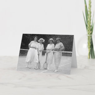 Cartão Moda Tênis de 1920