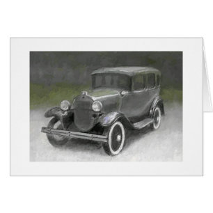 Cartão Modelo 1930 um sedan