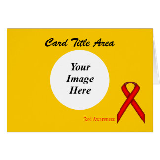 Cartão Modelo da Faixa Vermelha Padrão por Kenneth Yoncic