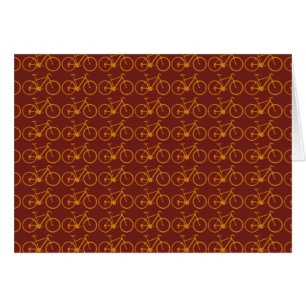 Cartão modelo de bicicleta para ciclistas