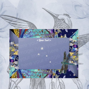 Cartão Modelo de Dragonfly mágica