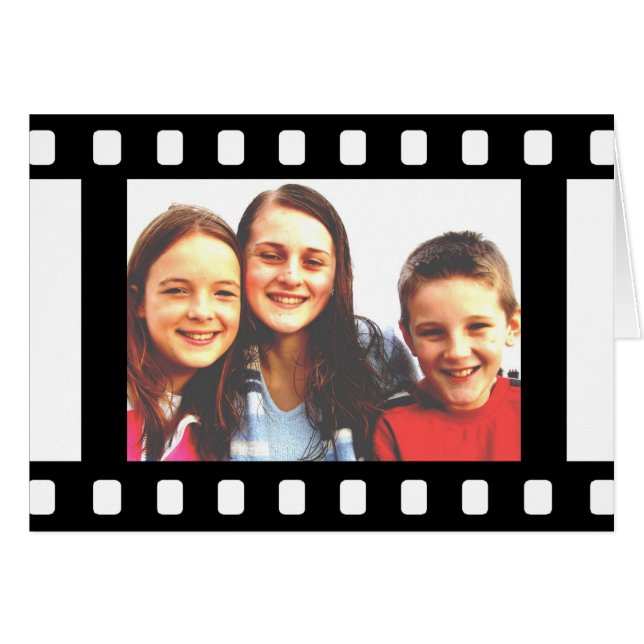 Cartão Modelo de Fita de Filme (Frente Horizontal)