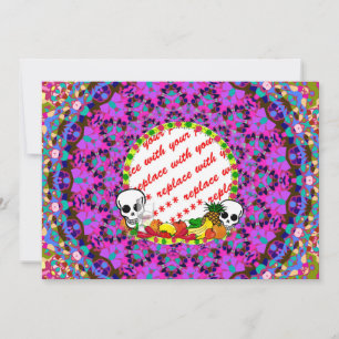 Cartão MODELO de Fotografia do DIA DE LOS MUERTOS