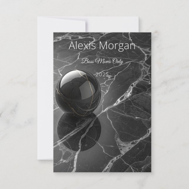 Cartão Modelo de fronteira rosa-roxa minimalista moderna (Frente)