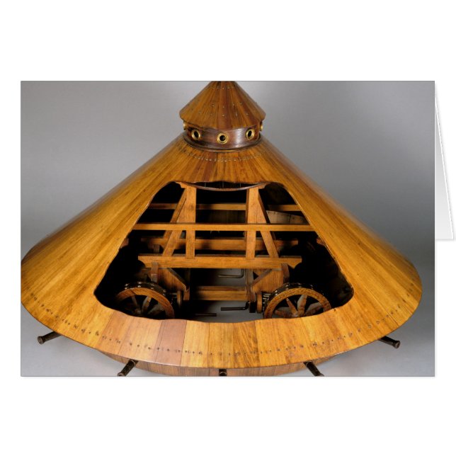 Cartão Modelo de reconstrução da design da Vinci (Frente Horizontal)