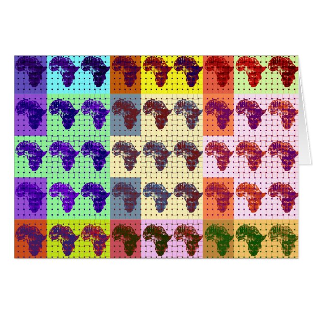 Cartão Modelo horizontal da placa de saudação (Frente Horizontal)