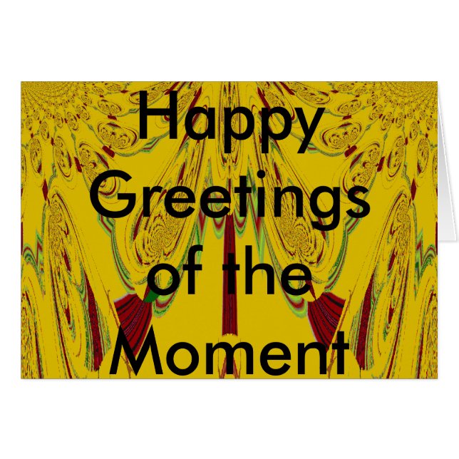 Cartão Modelo horizontal da placa de saudação (Frente Horizontal)