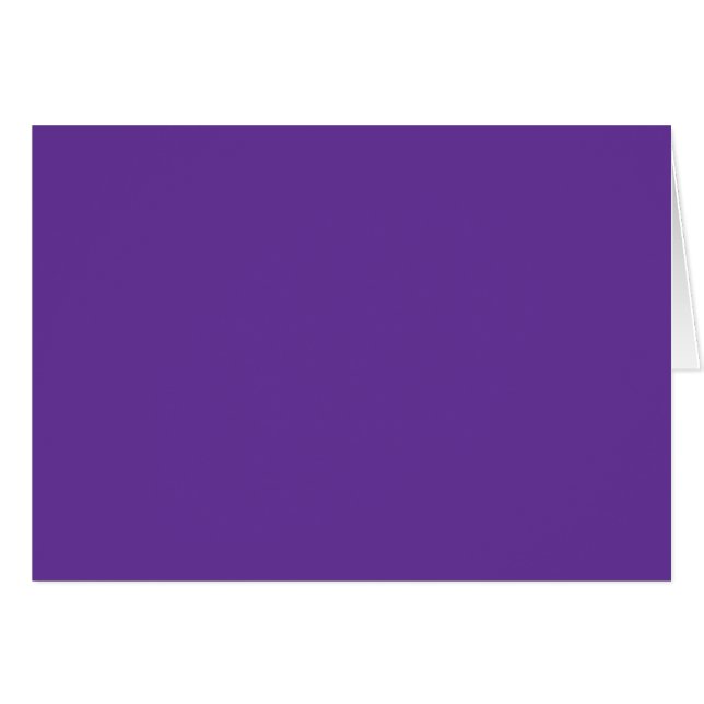 Cartão Modelo roxo do fundo de 663399 cores sólidas (Frente Horizontal)