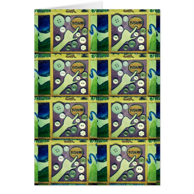 Cartão Modelo Vertical da Placa de Saudação (Frente)