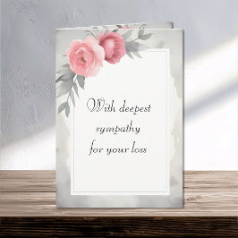 Cartão Moder Piink Rosa Simpatia Mais Profunda Minimalist