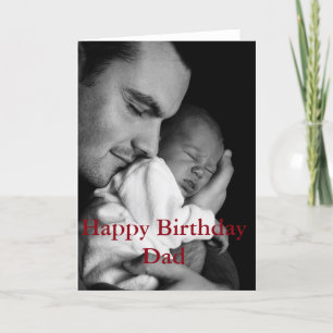 Cartão Modern Birthday Card for Father