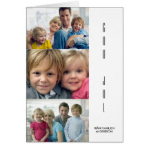 Modern julhälsningskort