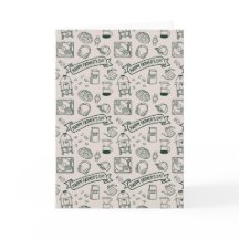 Modern Millennial Dad Doodle Pattern Father's Day