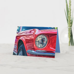 Cartão modern muscle car greeting card