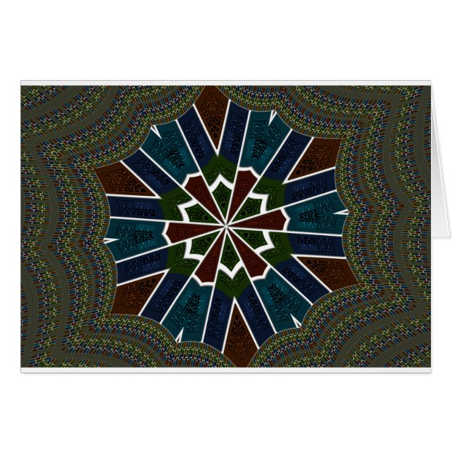 Cartão Modern Sari (Frente Horizontal)