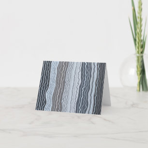 Cartão Modern Squiggles 5 Blank Note Card