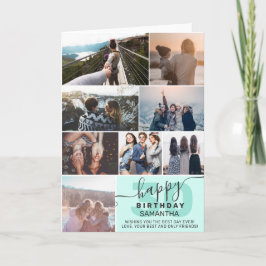 Cartão Moderna qualquer idade da casa de aniversário 8 fo