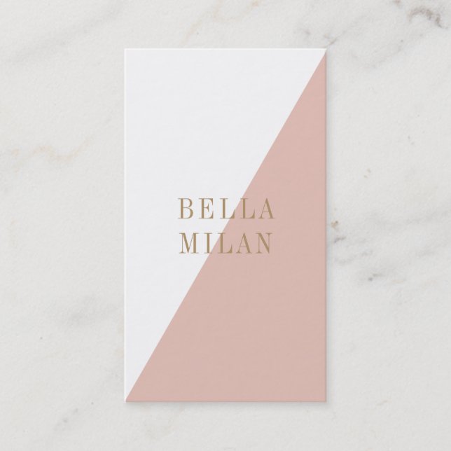 Cartão moderno chique de Busniess (Frente)