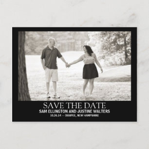 Cartão moderno da foto do estilo do poster