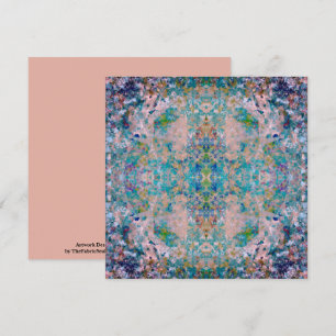 Cartão Moderno De Um Tipo De Abstrato Com Cores De Sangri