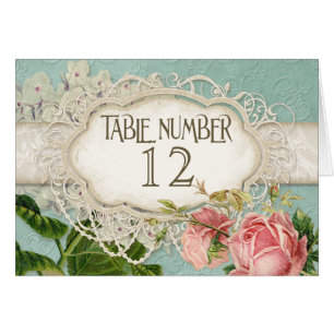 Cartão Moderno Vintage Lace Tea Stainea Hydrangea n Rosas