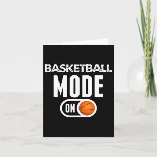 Cartão Modo De Basquete No Esporte De Basquete