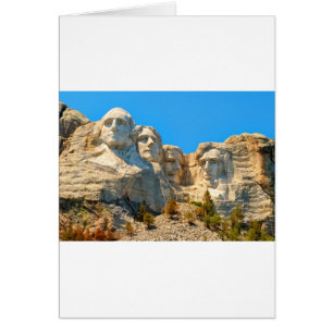 Cartão Modo de Exibição Clássico do Monte Rushmore