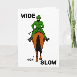 Cartão Modo de Exibição Traseiro do Cavalo