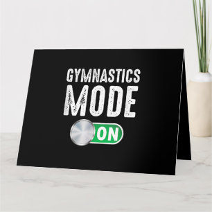 Cartão Modo De Ginástica No Treinador De Atleta De Gymnas