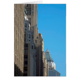 Cartão Modos de construção Manhattan Nova Iorque EUA