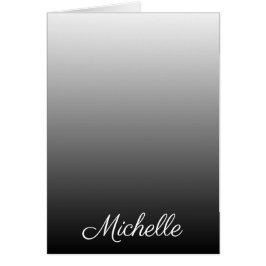 Cartão Modos negros de cinzas personalizados