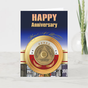 Cartão Moedas do Aniversário de 25 anos Você é um Prêmio 