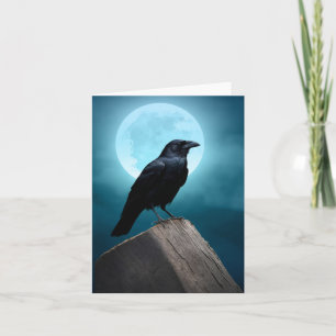 Cartão Moinlight Crow-Raven