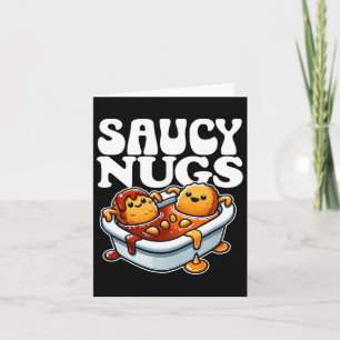 Cartão Molcy Nugs Cartoon Comida Funny Churrasco Molce Fr