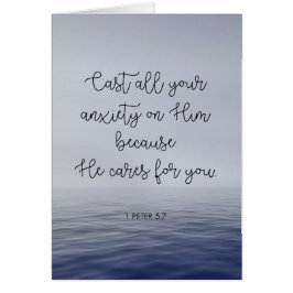 Cartão Molde toda sua ansiedade nele