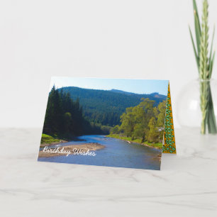 Cartão Moldovan magic, River in the mountains