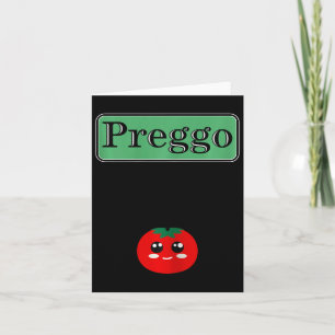 Cartão Molho Preggo Camisa engraçada de maternidade de Ha
