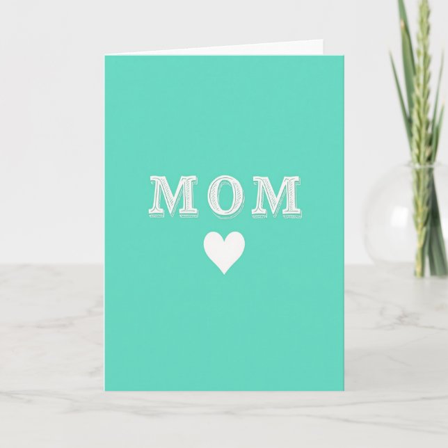 Cartão Mom Heart Love Card (Frente)
