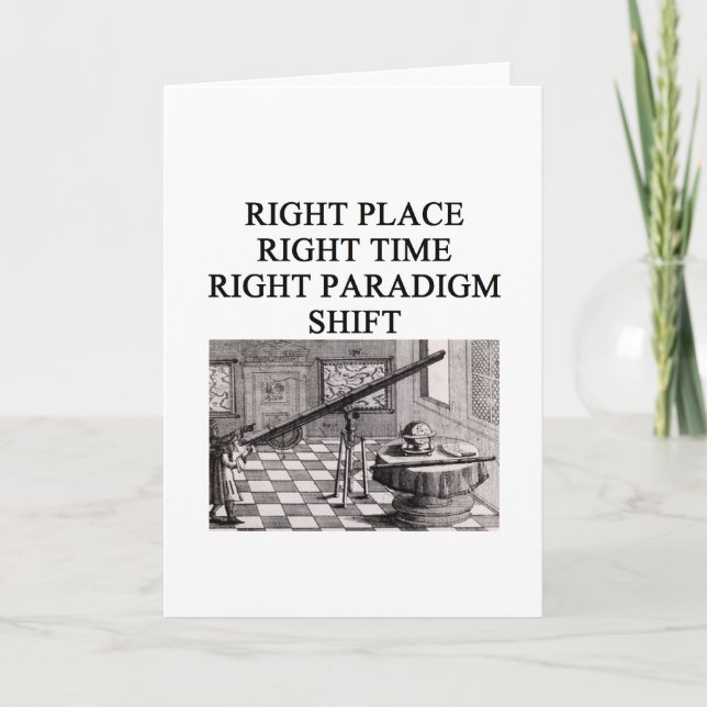 Cartão momento científico de Eureka (Frente)