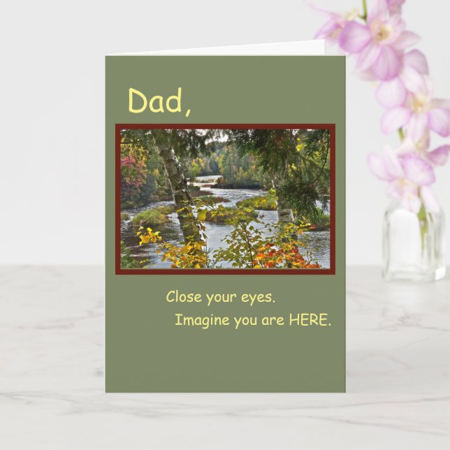 CARTÃO "MOMENTO ZEN" DO DIA DOS PAIS (Orquídea)