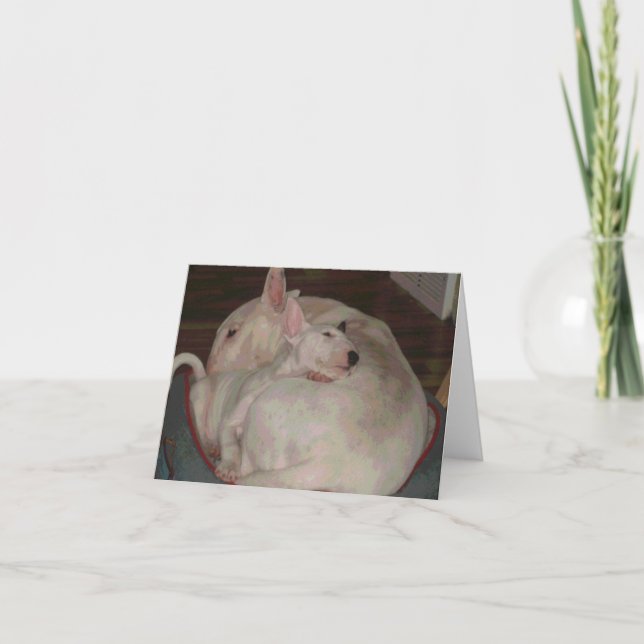 Cartão Momma e filho da intimidação (Frente)