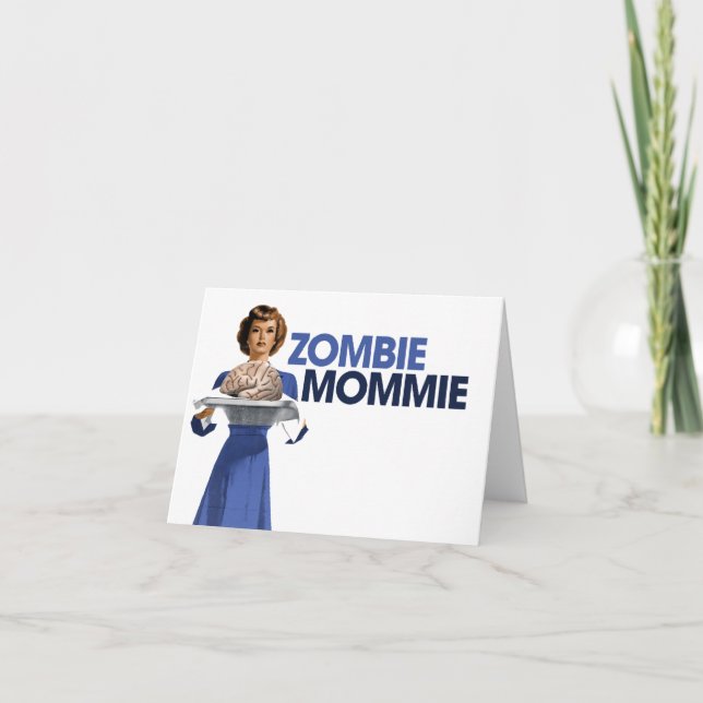 Cartão Mommie Zombie (Frente)