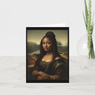 Cartão Mon Africano de História Negra Americana da Mona N