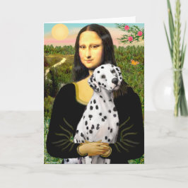 Cartão Mona Lisa - Dálmata