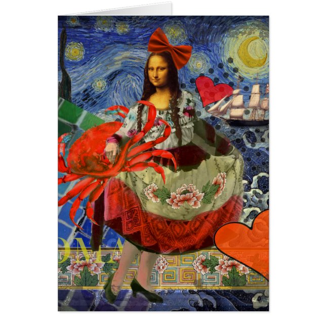 Cartão Mona Lisa Diversão Zodíaco Caprichoso  (Frente)
