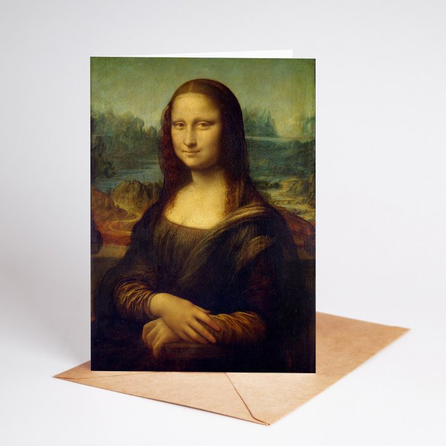 Cartão Mona Lisa | Leonardo da Vinci (Criador carregado)