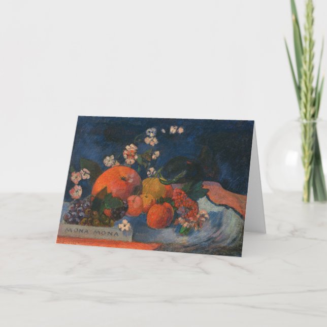 Cartão Mona-Mona | Paul Gauguin (Frente)